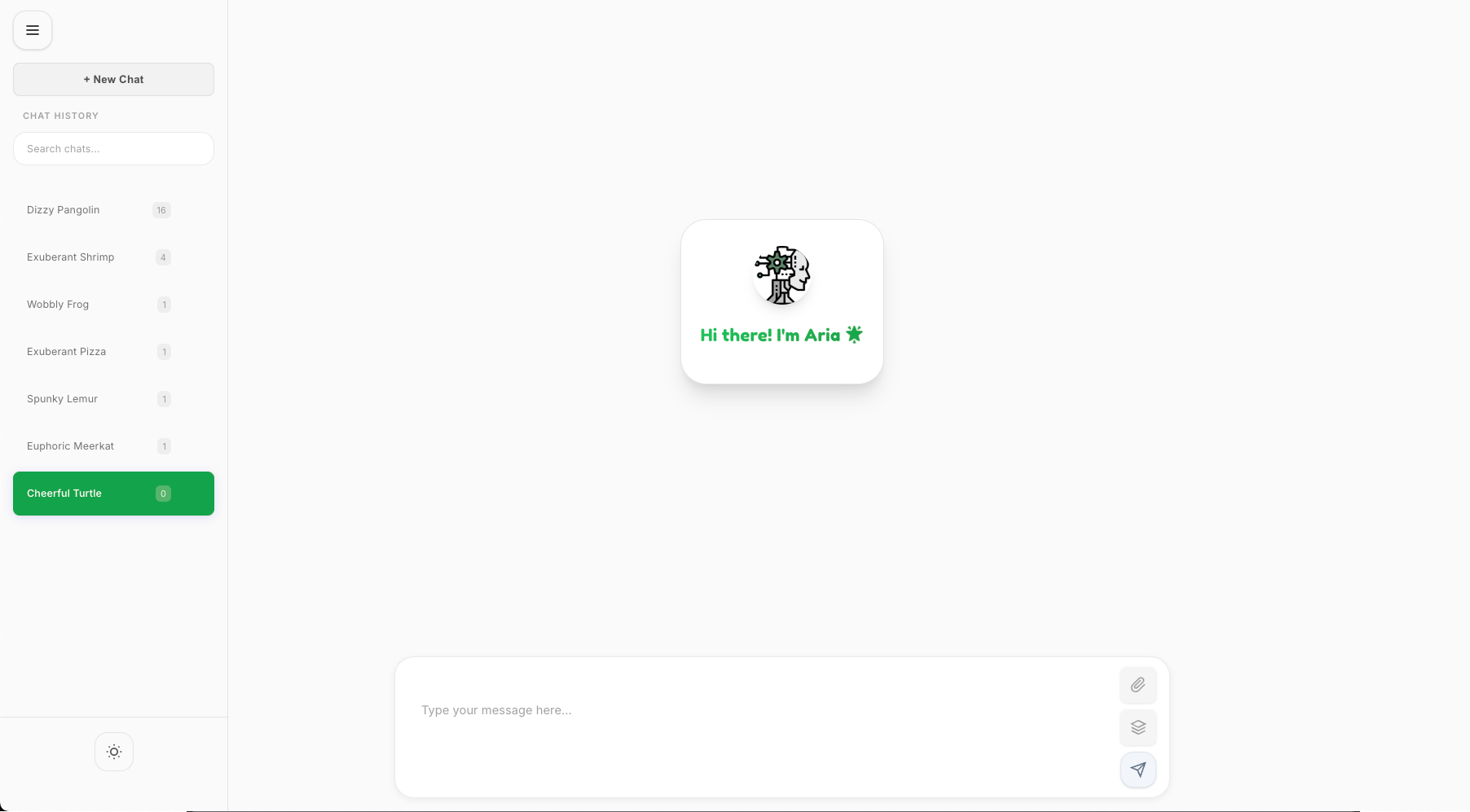Aria Screenshot